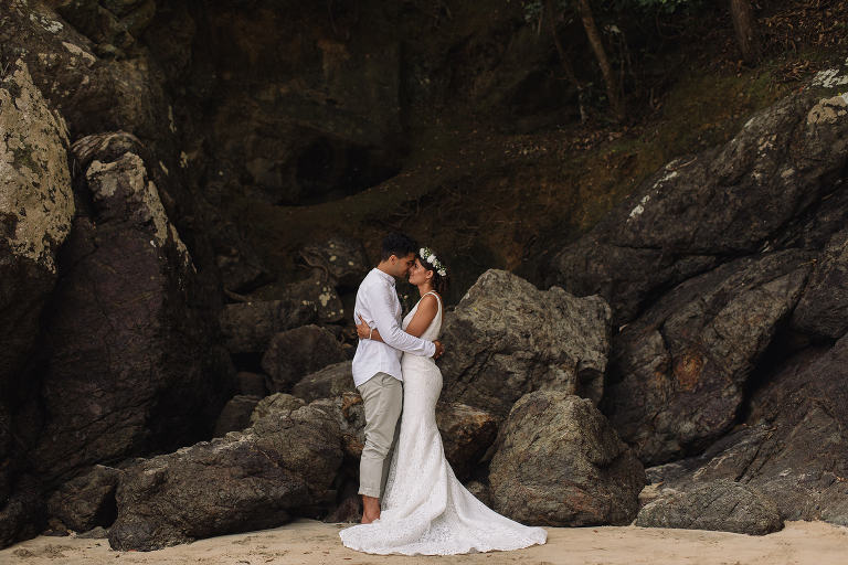 New Zealand northland beach wedding