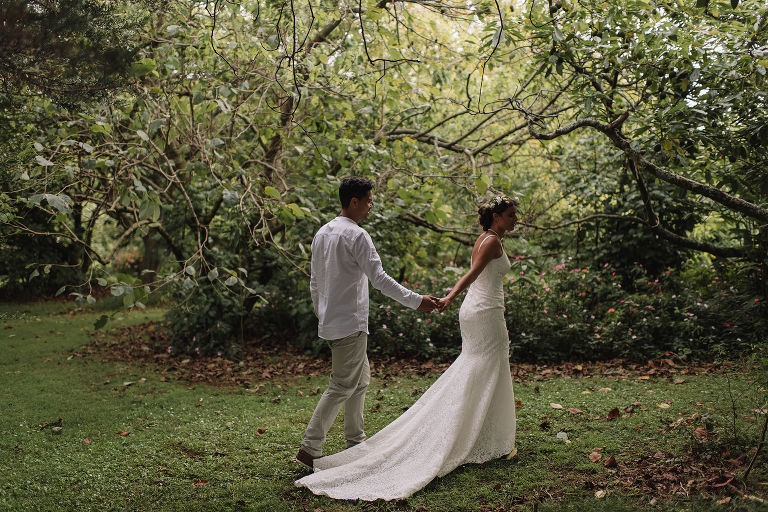 New Zealand northland beach wedding