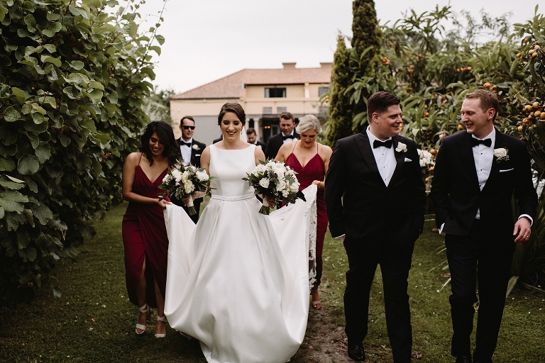 Chic New Zealand wedding in the countryside